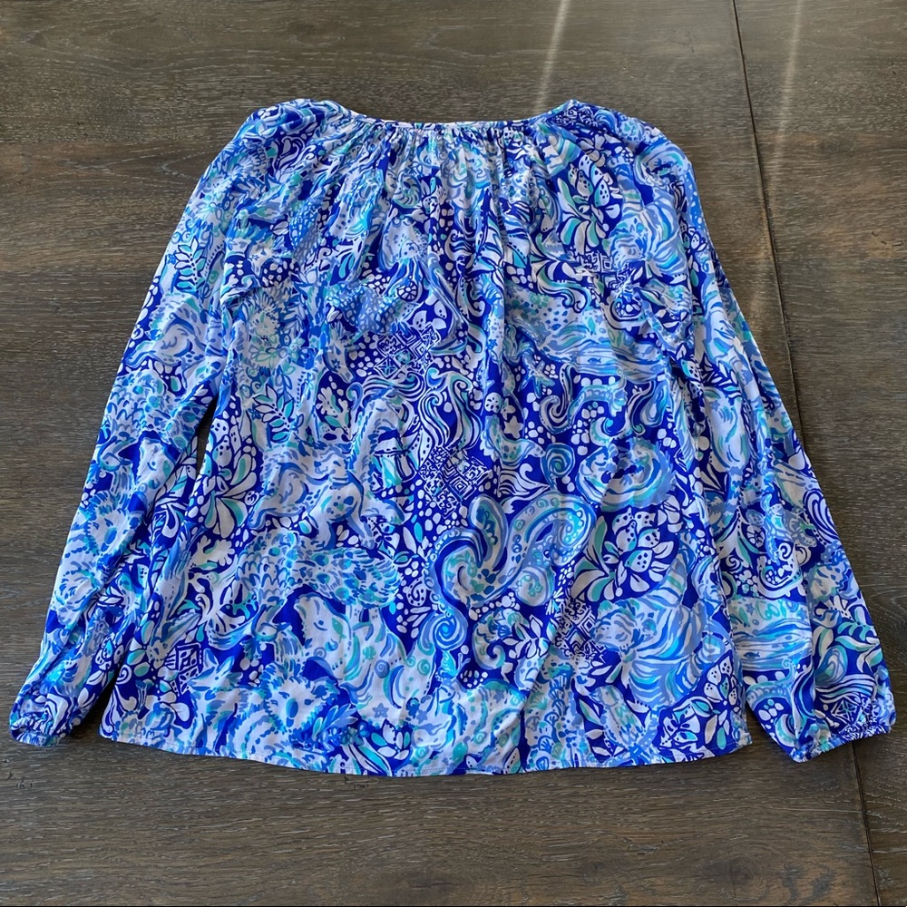 NWT Lilly Pulitzer Willa Tunic colorful print XXS - Picture 5 of 7